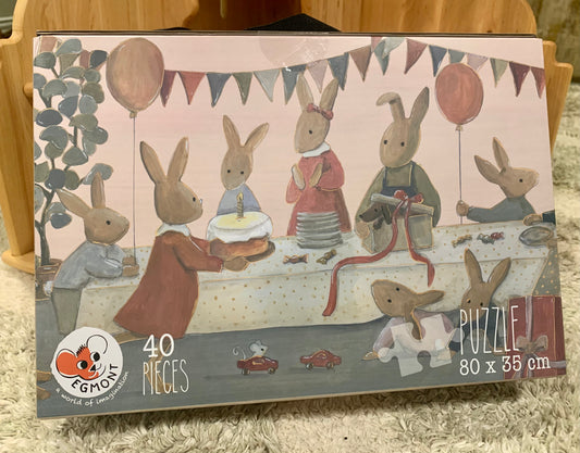 Rabbit Puzzle: 40 Piece